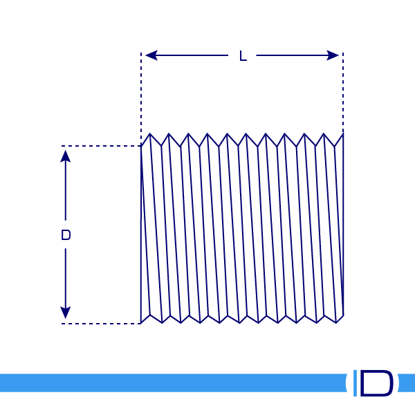 M8 to M6 Steel Thread Reducers | UK-Made Thread Inserts
