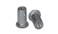 Rivet Nut - Round Flat Head - Steel - M8