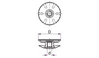 Spring Threaded Tube Insert - M8x38mm