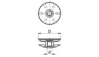 Spring Threaded Tube Insert - M8x38mm