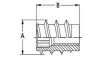 Woodfit - Unheaded - Stainless - M4x8mm