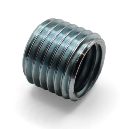 UK-made steel thread reducer insert for metal threads