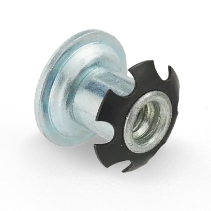 M10 Round Spring Steel Threaded Tube Insert
