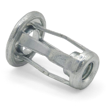 Screw Anchor short version Jack Nut with four leg expansion