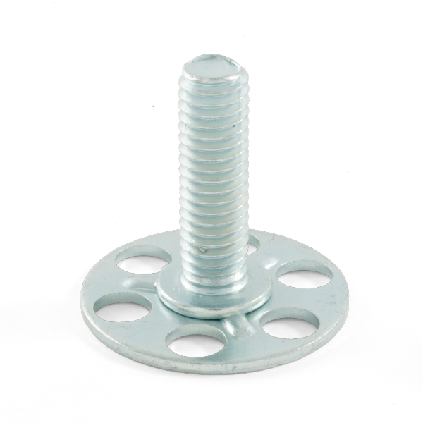 Male stud bonding fastener with small round base