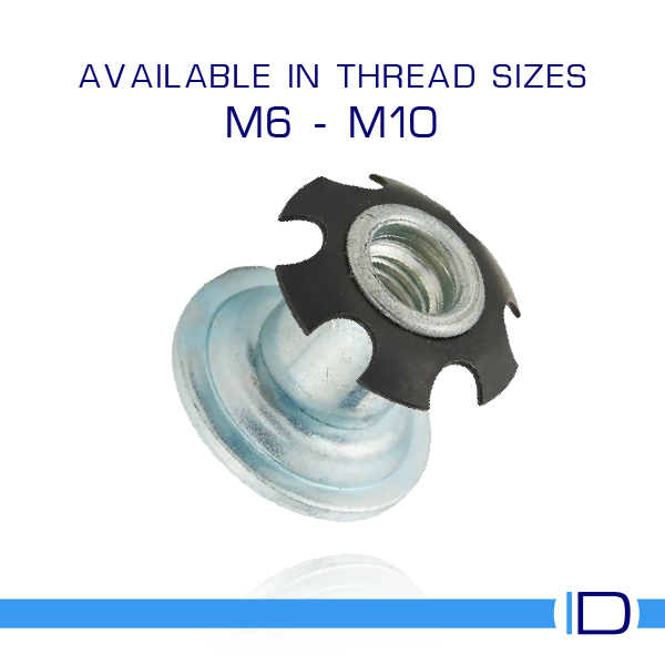 M8 Threaded Round Tube Insert