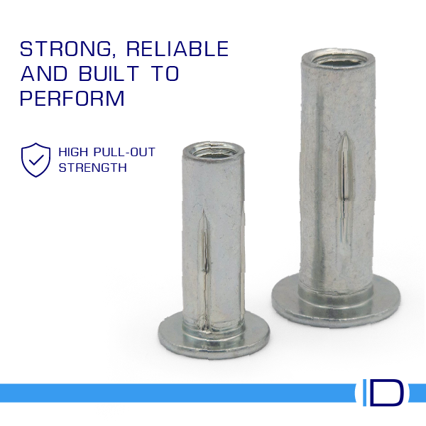 High strength threaded Versa Nut insert