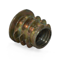 Woodfit Type D headed threaded insert for wood