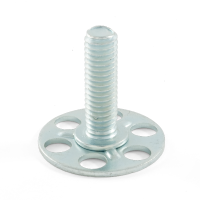 Male stud bonding fastener with small round base