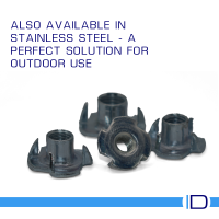 Alternative Stainless Steel T-Nut ideal for outdoor use