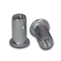 Rivet Nut - Round Flat Head - Aluminum - M8