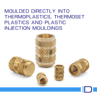 Mouldfit threaded insert for thermoset plastic applications