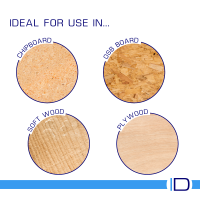 Durable steel T-Nut with BSW imperial thread for woodworking