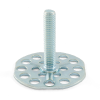 Male stud bonding fastener with large round base