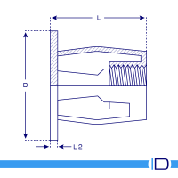 Screw Anchor Schematic Drawing