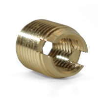 Self-tapping metal threaded insert