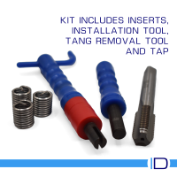KATO kit includes installation tool, tap and tang removal tool
