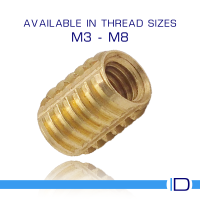 Self-tapping brass insert delivering high torque resistance