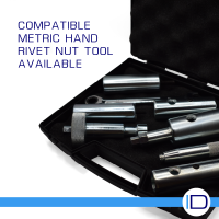 Conversion Kit Compatible with Metric Hand Rivet Nut Tool