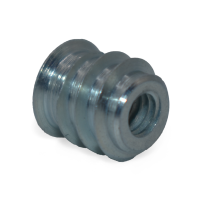 Stainless steel headed threaded insert for wood applications