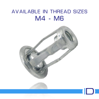 Jack Nut threaded insert for thicker plastic materials