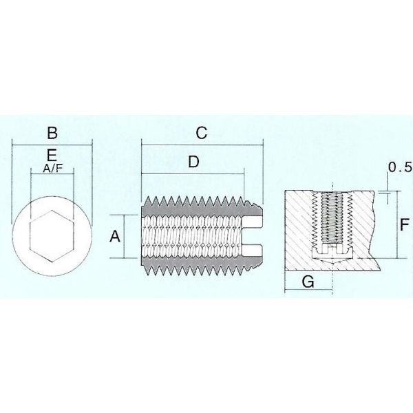 Kwik-Sert® - Brass - M8